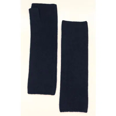 Portolano Cashmere Arm Warmers In Blue