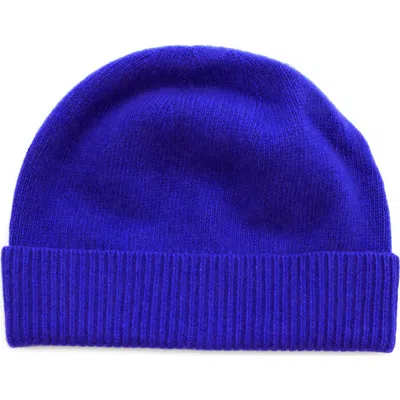 Portolano Cashmere Beanie In Blue