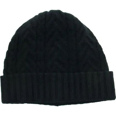 Portolano Cashmere Beanie In Black