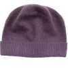 Portolano Cashmere Beanie In Purple
