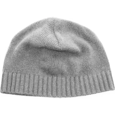 Portolano Cashmere Beanie In Gray
