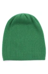 Portolano Cashmere Beanie In Green