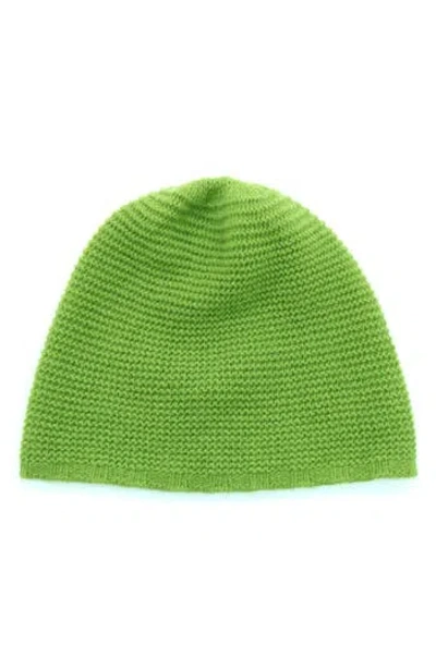 Portolano Cashmere Beanie In Green