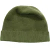Portolano Cashmere Beanie In Green