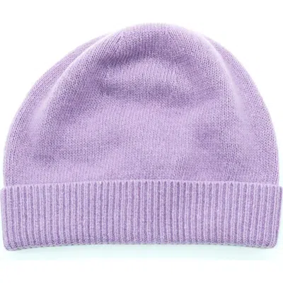 Portolano Cashmere Beanie In Purple