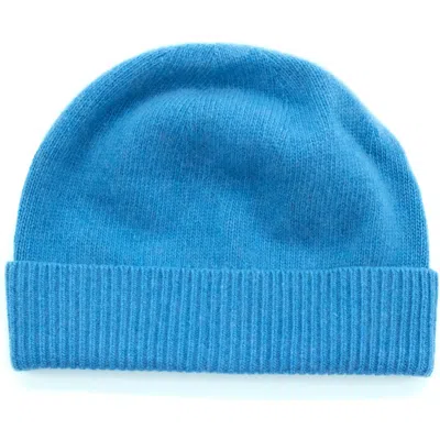 Portolano Cashmere Beanie In Blue