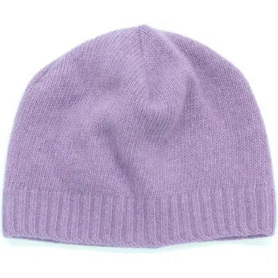 Portolano Cashmere Beanie In Purple