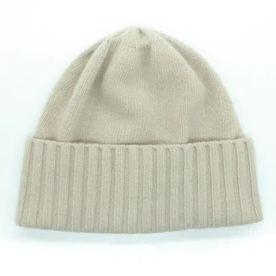 Portolano Cashmere Beanie With Folded Cuff In Multi