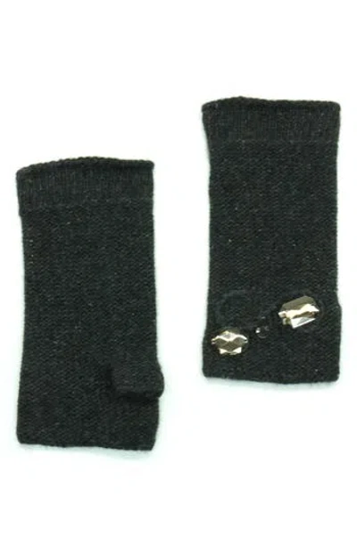 Portolano Cashmere Blend Arm Warmers In Black