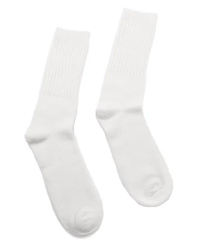 Portolano Cashmere Blend Unisex Socks In White