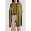 Portolano Cashmere Cable Knit Scarf In Green