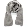 Portolano Cashmere Chunky Scarf In Gray