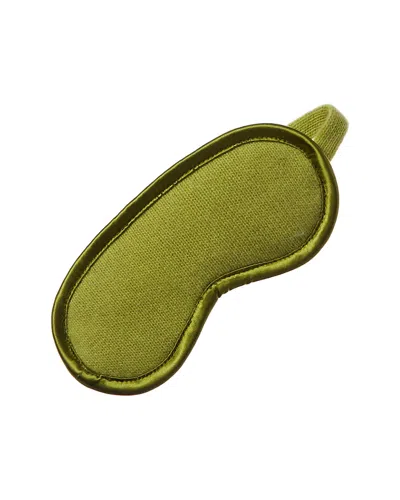 Portolano Cashmere Eye Mask In Brown
