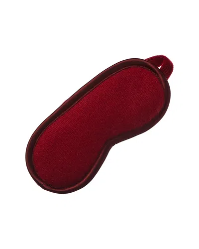 Portolano Cashmere Eye Mask In Brown
