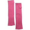 Portolano Cashmere Fingerless Gloves In Pink