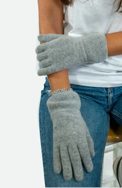 Portolano Cashmere Gloves In Blue