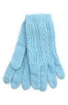 Portolano Cashmere Gloves In Blue