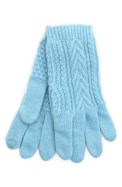 Portolano Cashmere Gloves In Blue