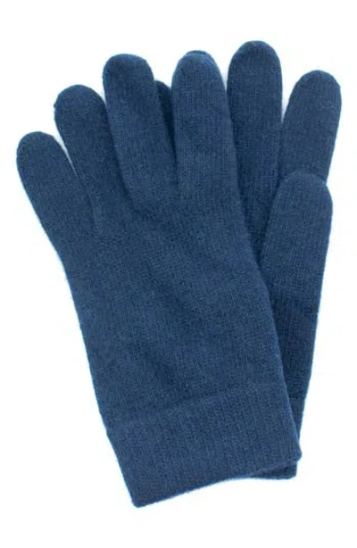 Portolano Cashmere Gloves In Blue