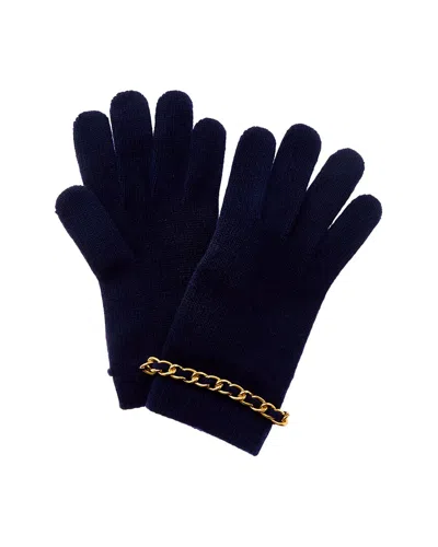 Portolano Cashmere Gloves In Blue