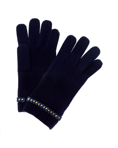 Portolano Cashmere Gloves In Blue