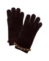 Portolano Cashmere Gloves In Brown