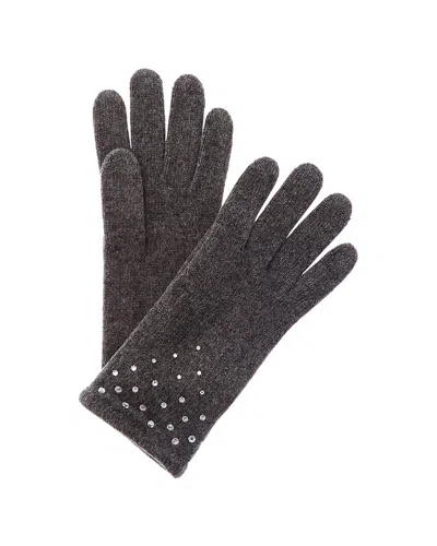 Portolano Cashmere Gloves In Gray