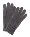 Portolano Cashmere Gloves In Grey