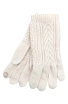 Portolano Cashmere Gloves In White