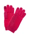 Portolano Cashmere Gloves In Pink