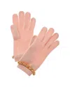 Portolano Cashmere Gloves In Pink