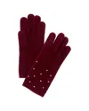 Portolano Cashmere Gloves In Red