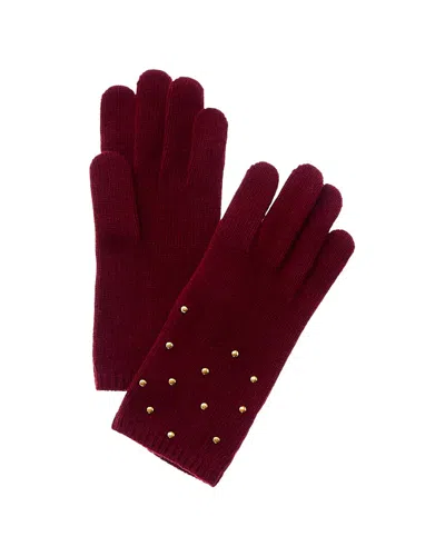 Portolano Cashmere Gloves In Red