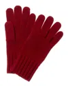 Shop Portolano Cashmere Gloves In Red