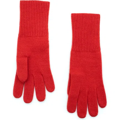Portolano Cashmere Gloves In Red
