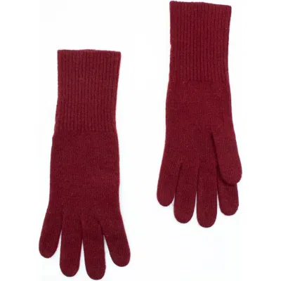 Portolano Cashmere Gloves In Red
