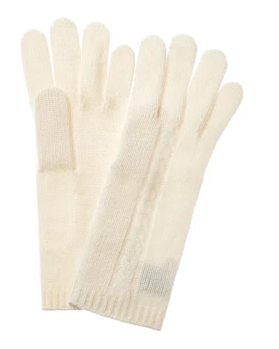 Portolano Cashmere Gloves In White