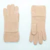 Portolano Cashmere Gloves With Stitched Cuff In Multi
