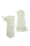 Portolano Cashmere Gloves With Strings In Neutral