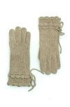 Portolano Cashmere Gloves With Strings In Neutral
