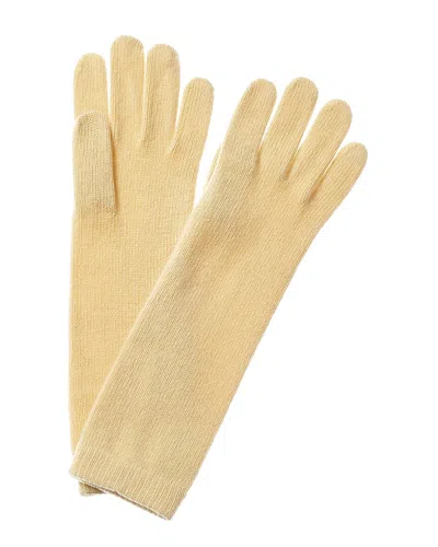 Portolano Cashmere Gloves In Yellow