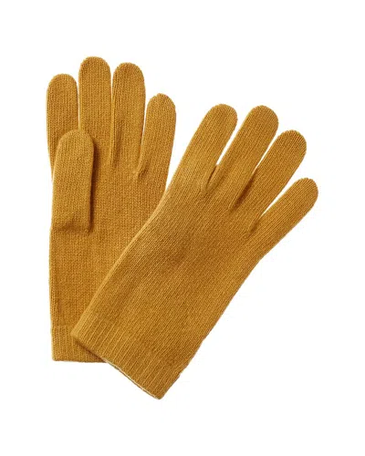 Portolano Cashmere Gloves In Yellow