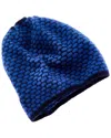 Portolano Cashmere Hat In Blue