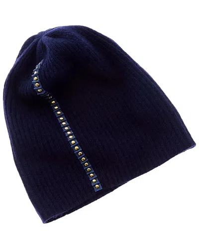 Portolano Cashmere Hat In Blue