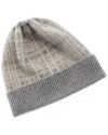 Portolano Cashmere Hat In Grey