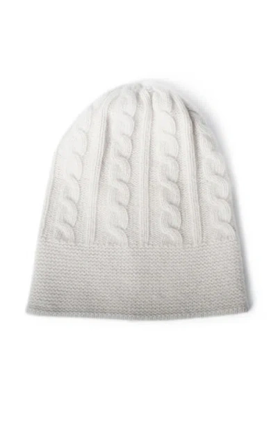Portolano Cashmere Hat In White
