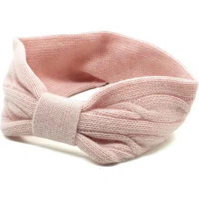Portolano Cashmere Headband In Pink