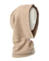 Portolano Cashmere Hood In Brown