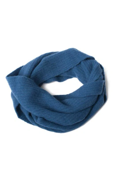Portolano Cashmere Infinity Scarf In Blue