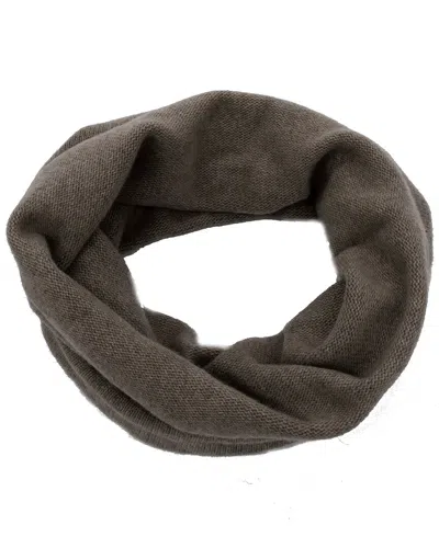 Portolano Cashmere Infinity Scarf In Brown
